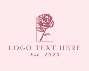 Florist - Rose Flower Florist logo design