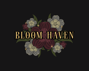 Flower Petals Bloom logo design