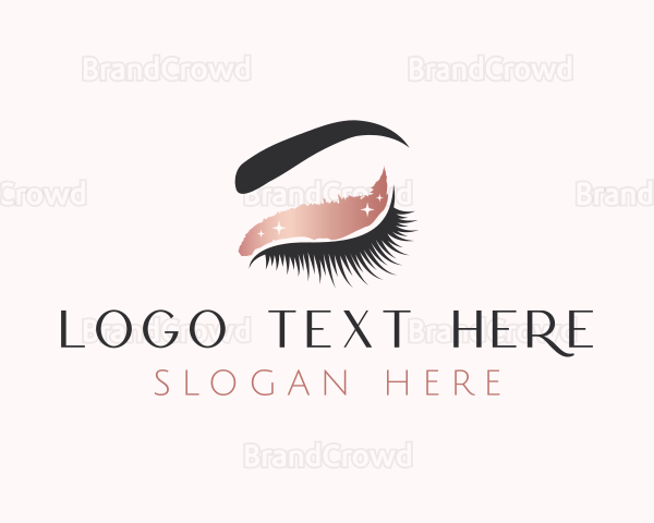 Eye Shadow Makeup Lashes Logo