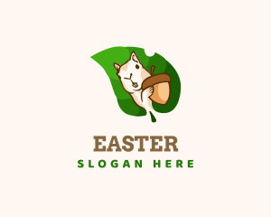 Squirrel Nut Leaf Logo