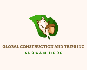 Squirrel Nut Leaf Logo