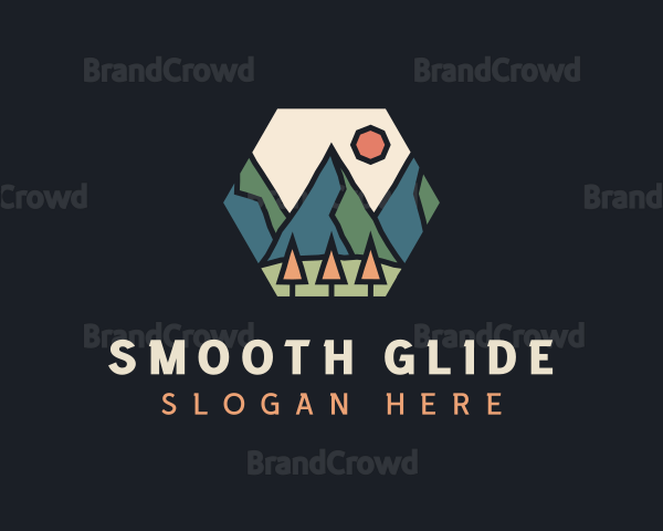 Mountain Outdoor Adventure Logo