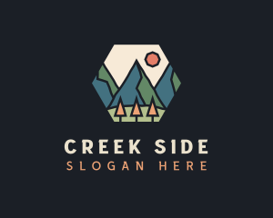 Mountain Outdoor Adventure Logo