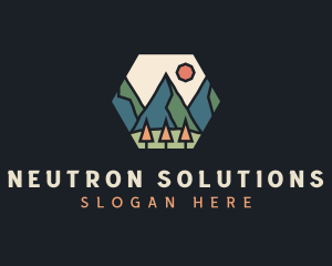 Mountain Outdoor Adventure Logo