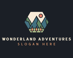 Mountain Outdoor Adventure logo design