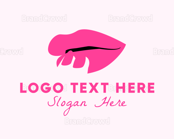 Nail Polish Sexy Lips Logo