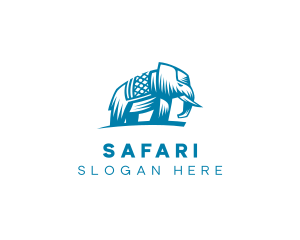 Indian Elephant Safari logo design