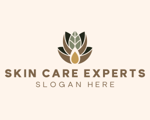 Leaf Spa Essence Oil logo design