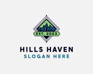 Mountain Forest Valley  logo design