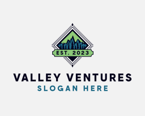 Mountain Forest Valley  logo design