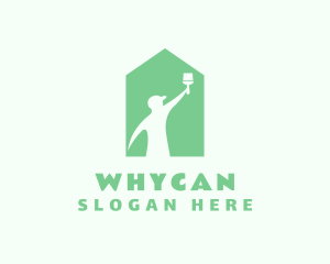 House Paint Handyman Logo