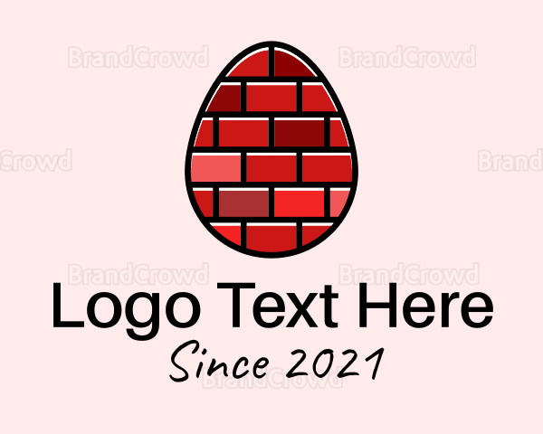 Concrete Brick Egg Logo