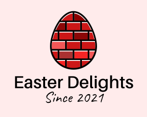 Concrete Brick Egg  logo design