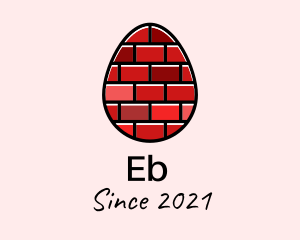 Concrete - Concrete Brick Egg logo design