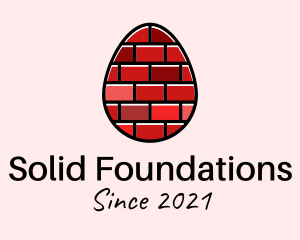 Concrete Brick Egg  logo design