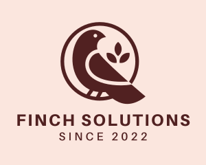 Finch Bird Aviary logo design