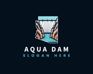 Arizona Dam Infrastructure logo design