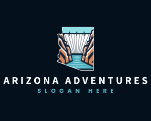 Arizona - Arizona Dam Infrastructure logo design