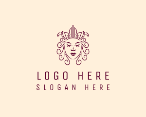 Ancient - Ancient Medieval Queen logo design
