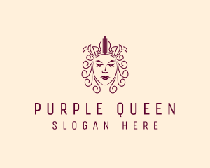 Ancient Medieval Queen  logo design