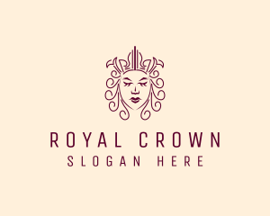 Queen - Ancient Medieval Queen logo design