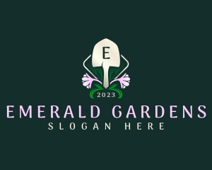 Florist Garden Shovel logo design