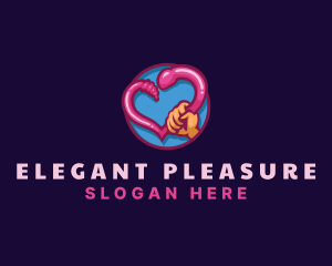 Adult - Adult Erotic Heart logo design