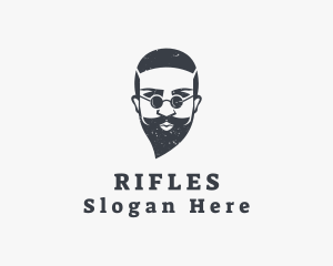 Sunglasses Hipster Man Logo