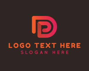 Generic Modern Loop Letter D Logo