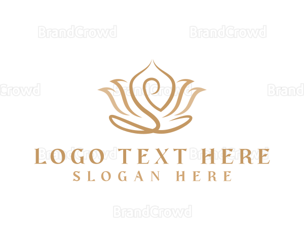 Lotus Yoga Spa Wellness Logo