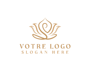 Lotus Yoga Spa Wellness Logo
