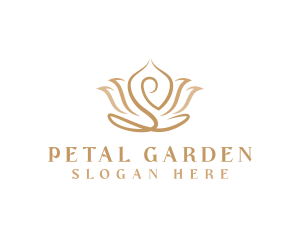 Petal - Lotus Yoga Spa Wellness logo design