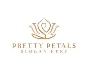 Lotus Yoga Spa Wellness logo design