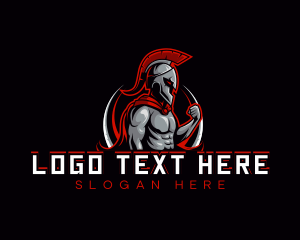 Trainer - Spartan Gym Gladiator logo design