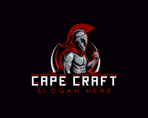 Cape - Spartan Gym Gladiator logo design