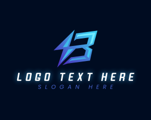 Lightning  Energy Volt logo design