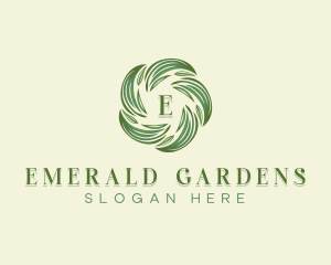 Nature Leaves Botanical logo design