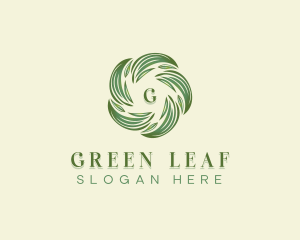 Nature Leaves Botanical logo design