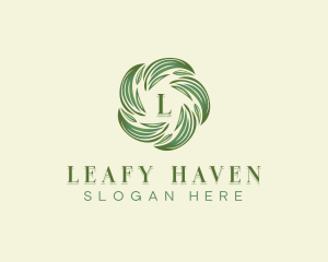 Nature Leaves Botanical logo design