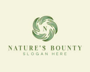 Nature Leaves Botanical logo design