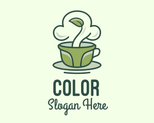 Green Organic Coffee Tea Logo