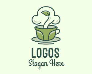 Green Organic Coffee Tea Logo