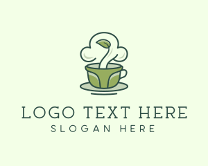 Bio - Green Organic Coffee Tea logo design