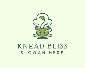 Green Organic Coffee Tea logo design