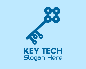 Secure Key Technology Cryptography  logo design