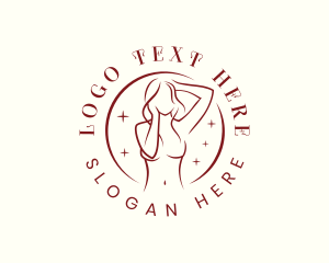 Dermatology - Female Nude Fashion logo design