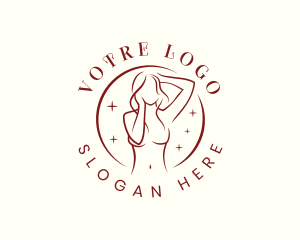 Nude - Female Nude Fashion logo design