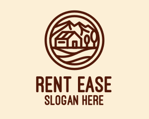 Rental - Countryside House Valley logo design