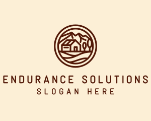 Countryside House Valley logo design