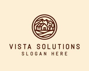 Countryside House Valley logo design